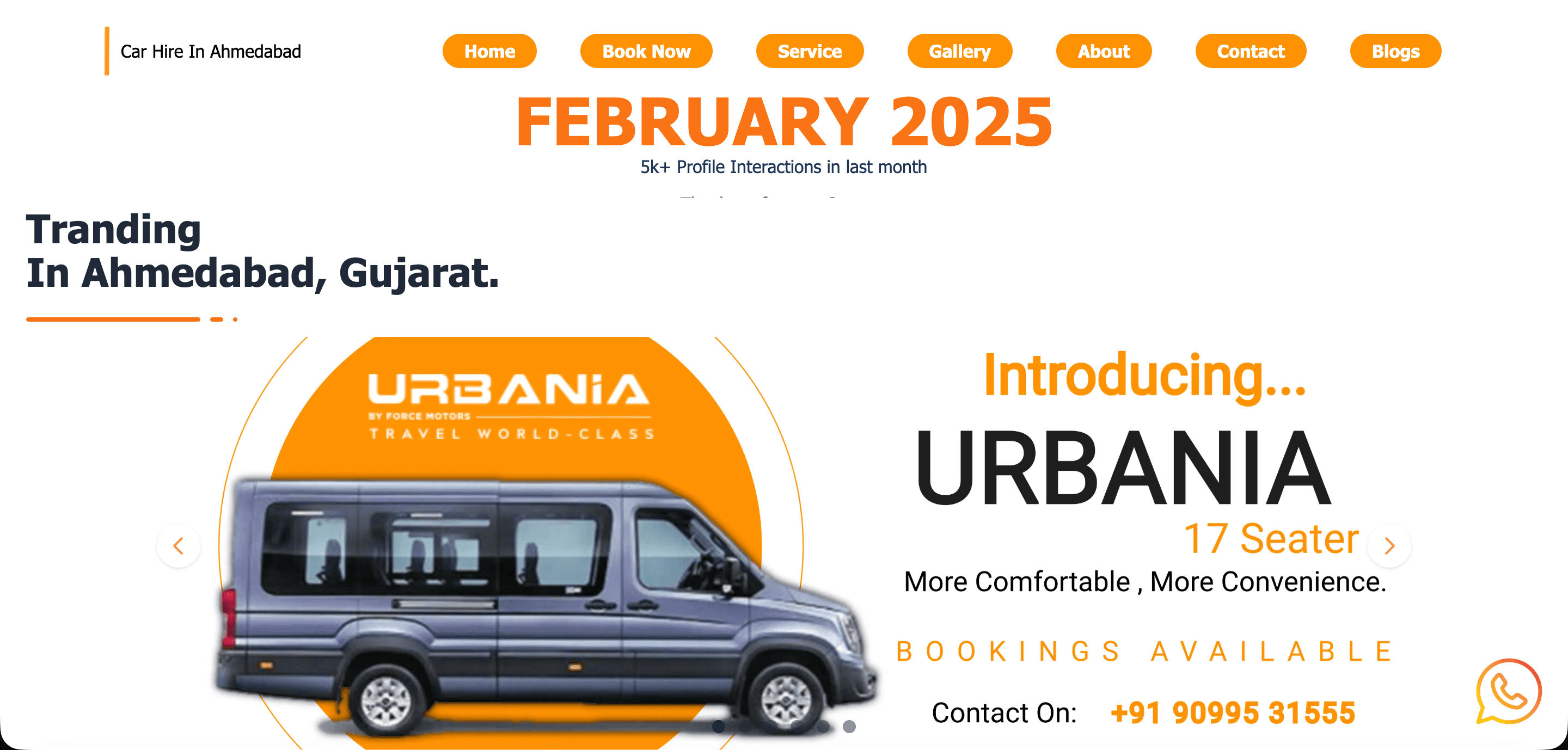 Car Hire in Ahmedabad - Tour & Travels Agency